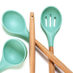 11 Piece Set Silicone Kitchen Shovel Soup Spoon Tool