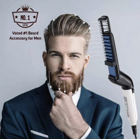 Beard & Hair Straightener Comb for Men