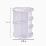 360 Degree Plastic Rotating Make Up Organizer