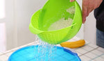 Plastic Basket Bowl Clean Rice Vegetables Wash