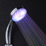 5 LED Lights Pass Head Rain Shower