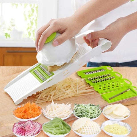 5 in 1 Kitchen Tools Set with Grater Slicer Cutter Chopper