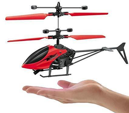 Plastic Hand Induction Control Flying Helicopter Toy