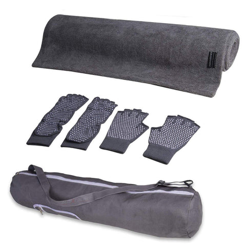 Yoga Kit with Anti-Slip Yoga Mat,Gloves,Socks and Carry Bag