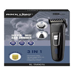 Professional Shaver 3 in 1 Beard, Nose and Ear Waterproof Trimmer for Men