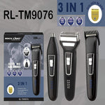 Professional Shaver 3 in 1 Beard, Nose and Ear Waterproof Trimmer for Men