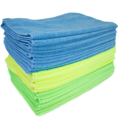 5 Pcs Cleaning Cloth Microfiber Car Wash Kitchen Towel