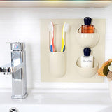 Wall Suction Cup Plastic Storage Rack Organizer