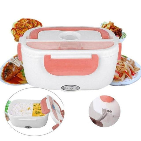 Electric Heating Lunch Box with Spoon Food Container