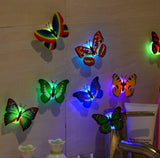 10 Pcs Wall Stickers Butterfly LED Lights Home Decor