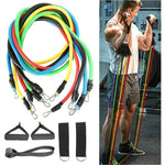 11 Piece Set Heavy Workout Exercise Yoga Resistance Bands