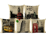 5 Pcs Set of Heavy Jute Cushion Covers