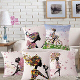 5 Pcs Set of Heavy Jute Cushion Covers