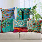 5 Pcs Set of Heavy Jute Cushion Covers