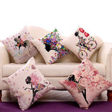 5 Pcs Set of Heavy Jute Cushion Covers