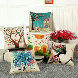 5 Pcs Set of Heavy Jute Cushion Covers