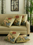 5 Pcs Set of Heavy Jute Cushion Covers