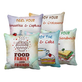 5 Pcs Set of Heavy Jute Cushion Covers