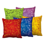 5 Pcs Set of Heavy Jute Cushion Covers