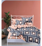 1 Pcs King Size Bedsheet with 2 Pillow cover of Cotton