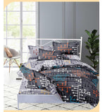 1 Pcs King Size Bedsheet with 2 Pillow cover of Cotton