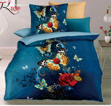 1 Pcs King Size Bedsheet with 2 Pillow cover of Cotton