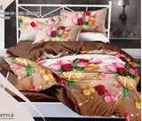 1 Pcs King Size Bedsheet with 2 Pillow cover of Cotton