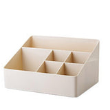 6 Grids Desktop Pen Holder Makeup Brush Stand Box