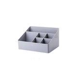 6 Grids Desktop Pen Holder Makeup Brush Stand Box