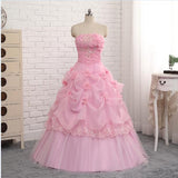 Women's Pink Floral Gown