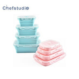 Collapsible Lunch Box Set of 4 Pcs