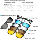 5 in 1 Magnetic Lens Swappable Sunglasses