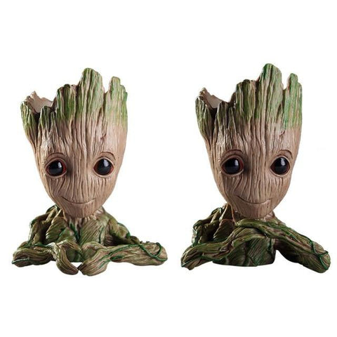 Baby Groot Pen Holder Plants Flower Pot Decoration