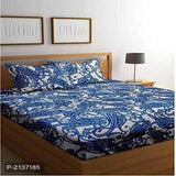 1 Pcs Double Printed Bedsheet with 2 Pillow covers of Cotton